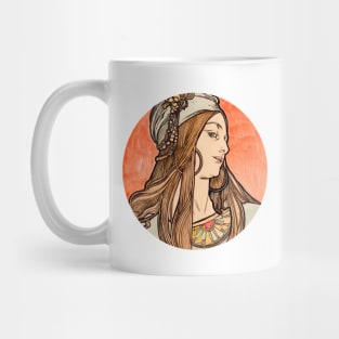 Vintage art portrait Mug